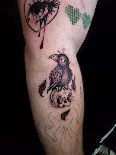 Explore women sleeve tattoo ideas, creative tattoo ideas in Mc Kees Rocks, available at Exile Ink