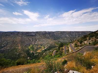 Belvédère de la cascade à Blandas