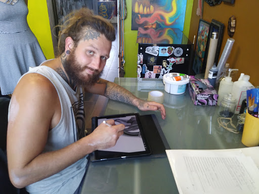 Explore cool neck tattoo ideas, creative tattoo ideas in Saint Petersburg, available at Buku Tattoo Studio