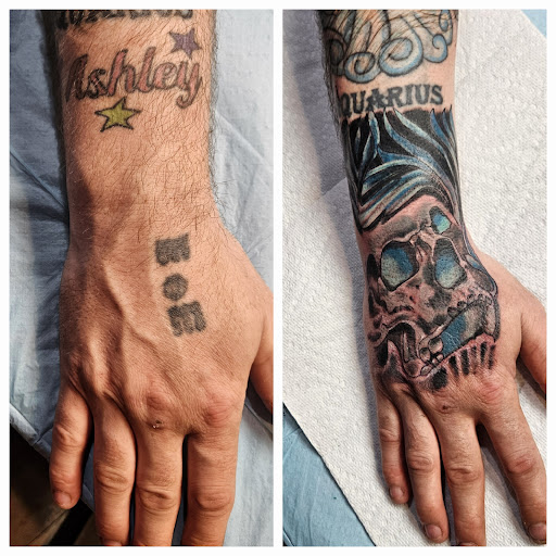 Explore hot guys tattoo ideas, creative tattoo ideas in Cumberland, available at Queen City Ink