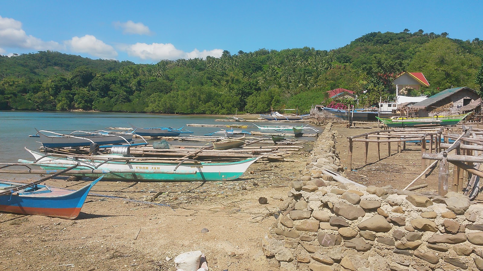 Photo of Balatasan Beach Resort and the settlement