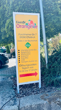 Carte du Eiscafé Orangerie à Effeltrich