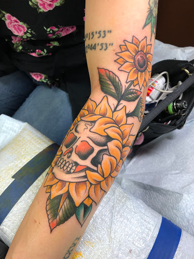 Explore bass tattoo ideas, creative tattoo ideas in Glendale, available at Old West Tattoo