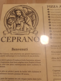 CEPRANO • Saint-Mandé à Saint-Mandé menu