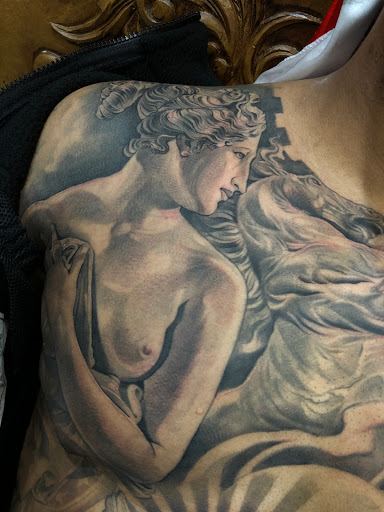 Explore funny matching tattoo ideas, creative tattoo ideas in Fountain Valley, available at Lowrider Tattoo Studios