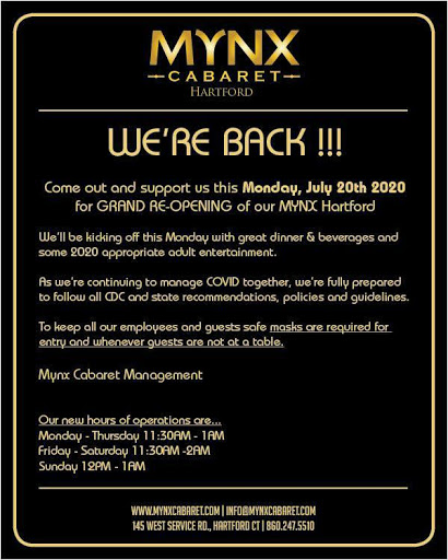 Adult Entertainment Club «Mynx Cabaret Hartford», reviews and photos, 145 W Service Rd, Hartford, CT 06120, USA