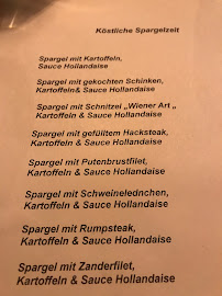 Menu du Zum Holzwurm à Raunheim