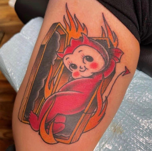 Explore elephant head tattoo ideas, creative tattoo ideas in Lake Villa, available at Eternal Tiger Tattoo