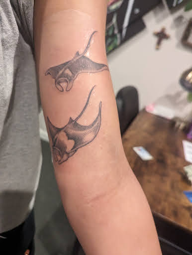 Explore floral sleeve tattoo ideas, creative tattoo ideas in Media, available at Byrd of Paradise Tattoos