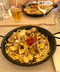 Spaghetti alle vongole du Restaurant de fruits de mer Ni vu, ni connu à Aigues-Mortes - n°10