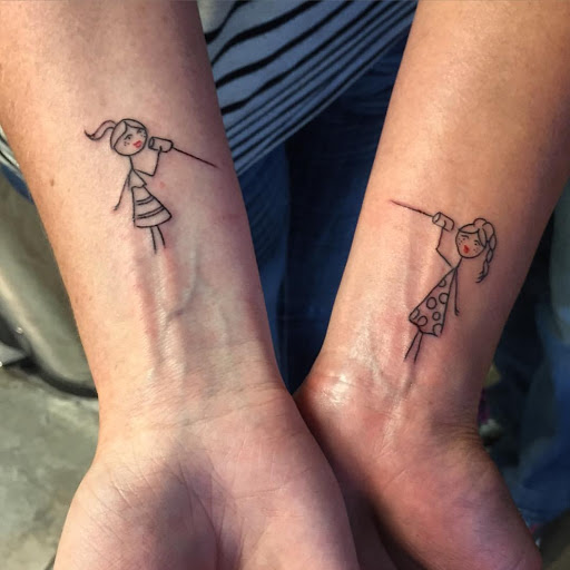 Explore music lover tattoo ideas, creative tattoo ideas in Redding, available at The Salty Sloth Tattoo