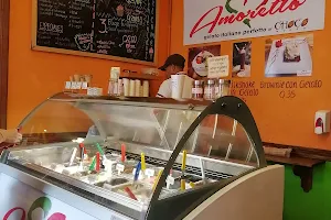 Amoretto Ice Cream (Italian Gelato) image