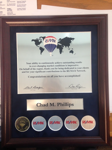 Real Estate Agents «Re/Max Gold - Chad Phillips», reviews and photos, 2998 Douglas Blvd #125, Roseville, CA 95661, USA