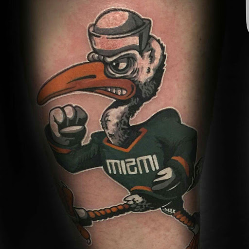 Explore knitting tattoo ideas, creative tattoo ideas in Fort Wayne, available at Grade A Tattoos and Body Piercing