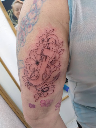 Explore travel tattoos ideas, creative tattoo ideas in Salem, available at Outwest Tattoo and body piercing ,30 years of tattooing,only life time guarantee