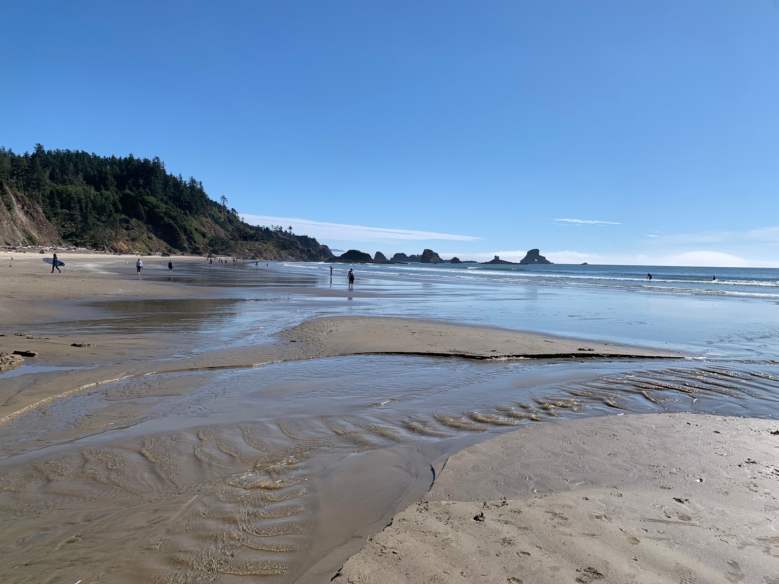 Crescent Beach'in fotoğrafı dağlarla çevrili