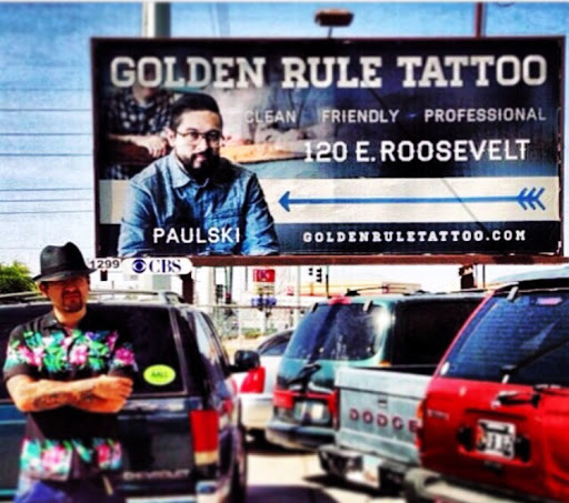 Tattoo Shop «Golden Rule Tattoo», reviews and photos, 120 E Roosevelt St, Phoenix, AZ 85004, USA