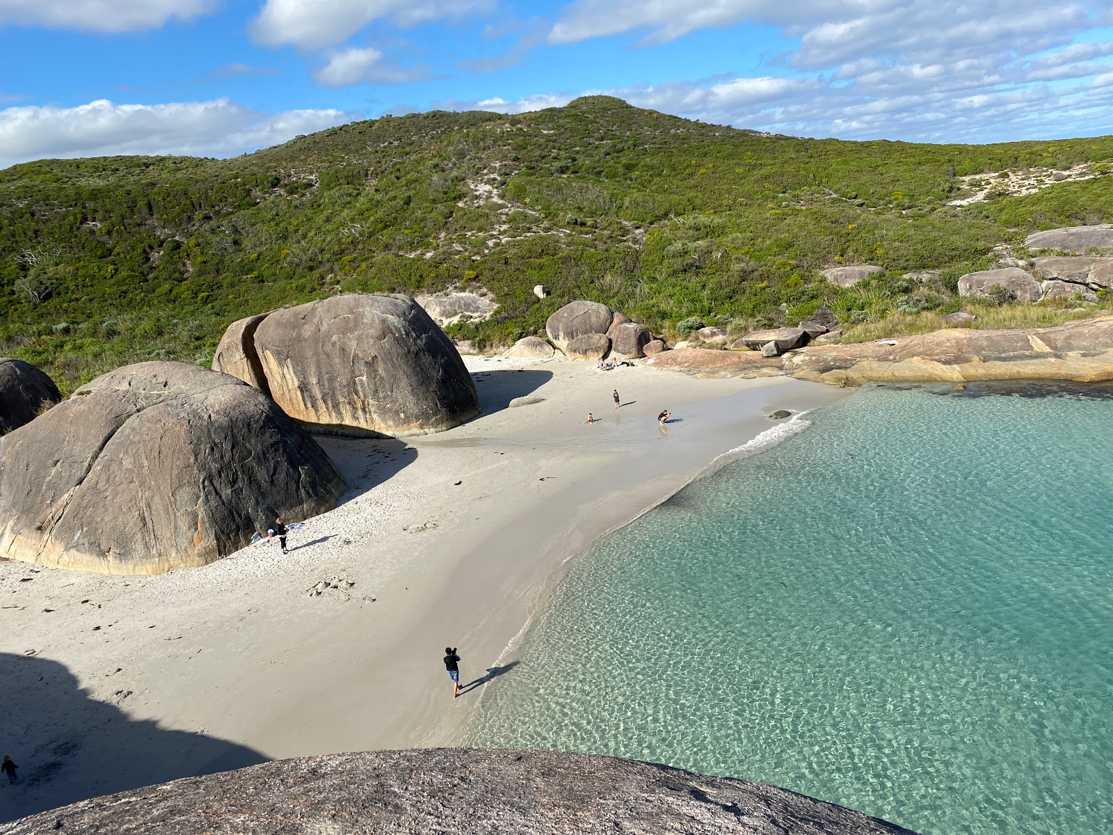 Photo of Elephant Rocks Beach with white sand surface