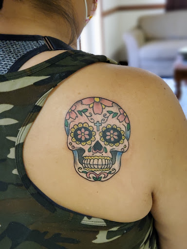 Explore circular tattoo ideas, creative tattoo ideas in Stamford, available at KE Tattoo Studio