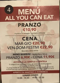 Hisashi Giapponese Cinese à Rivarolo Canavese menu