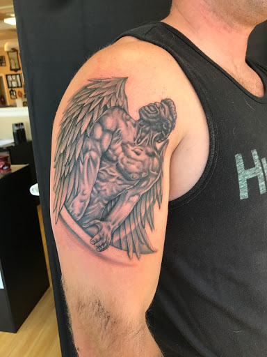 Explore black panther tattoo ideas, creative tattoo ideas in Liberty, available at Dark Lotus Tattoo & Salon
