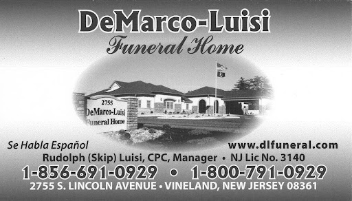 Funeral Home «DeMarco-Luisi Funeral Home», reviews and photos, 2755 S Lincoln Ave, Vineland, NJ 08361, USA