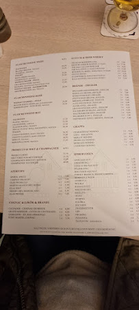 Dalmatien Restaurant auf Sylt in Westerland à Sylt menu