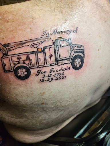 Explore wife tattoo ideas for husband, creative tattoo ideas in Pigeon Forge, available at Black Orchid Tattoo Studio