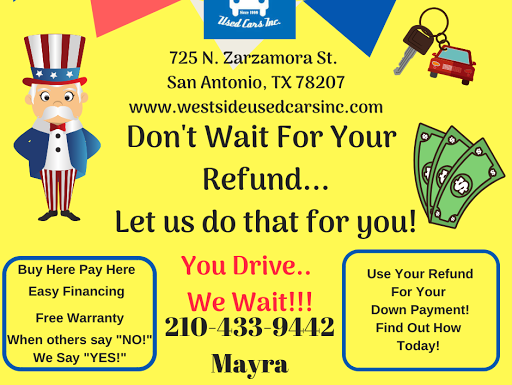 Used Car Dealer «West Side Used Cars Inc», reviews and photos, 725 N Zarzamora St, San Antonio, TX 78207, USA