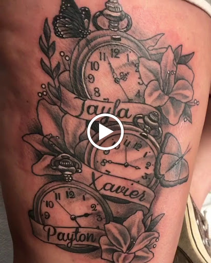Find top of head tattoo ideas for your next unique tattoo in Hazard at Lost Gypsy Tattoo