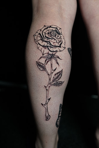 Explore back of the thigh tattoo ideas, creative tattoo ideas in Rocky Hill, available at Xclusive Ink II