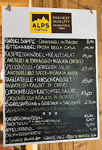 Menu du Matscher Alm à Mals