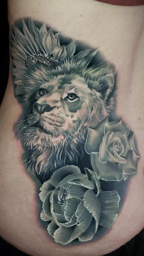Explore sibling matching tattoo ideas, creative tattoo ideas in Albany, available at Primal Instincts Body Art Studio