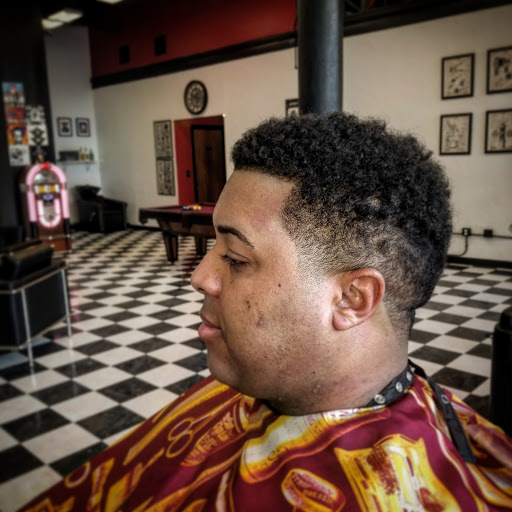 Explore evangelion tattoo ideas, creative tattoo ideas in Buffalo, available at The Salty Dog Barbershop