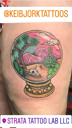 Explore overlord tattoo ideas, creative tattoo ideas in Yucca Valley, available at Strata Tattoo Lab LLC