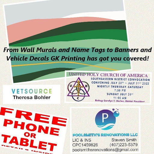 Print Shop «GK Printing -Tavares FL», reviews and photos, 336 W Burleigh Blvd, Tavares, FL 32778, USA