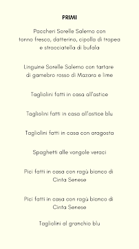 Menu / carte de Ristorante Fonte degli Aromi à Fonteblanda