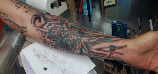 Explore stoic tattoo ideas, creative tattoo ideas in Englewood, available at The Original Big Daddy Tattoo & Body Piercing est.1997 est.1997