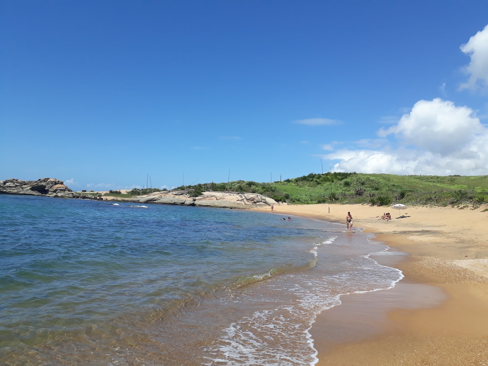 Foto von Strand Mar do Norte mit beiger sand Oberfläche