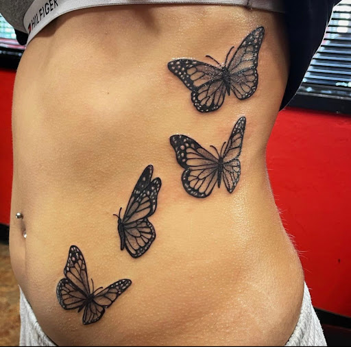 Explore 1 2 sleeve tattoo ideas, creative tattoo ideas in Houston, available at Gerardos Tattoos