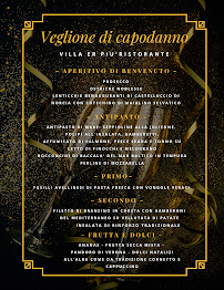 Villa Er Più à Lago Patria menu