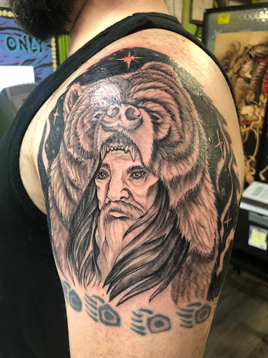 Explore grandad tattoo ideas, creative tattoo ideas in Spokane, available at Platinum Rose Tattoo Studio