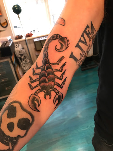 Explore witch moon tattoo ideas, creative tattoo ideas in Reno, available at Aces Tattoo