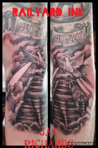 Explore stl tattoo ideas, creative tattoo ideas in Roanoke, available at RailYard INK