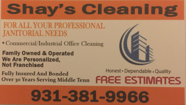 Shays Cleaning Service