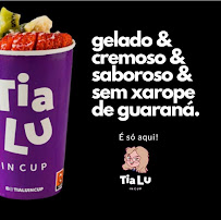 Restaurant de sundae Açai da Tia Lu Gaia à Vila Nova de Gaia (la carte)