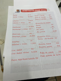 Menu / carte de Chez ÜNAL à Saint-Hilaire-du-Harcouët