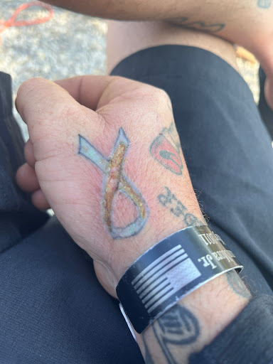 Explore blue crab tattoo ideas, creative tattoo ideas in Scottsdale, available at Fifth finger studio