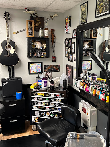 Explore chest and shoulder tattoo ideas, creative tattoo ideas in Tarpon Springs, available at Legendary Custom Tattoos and Piercings