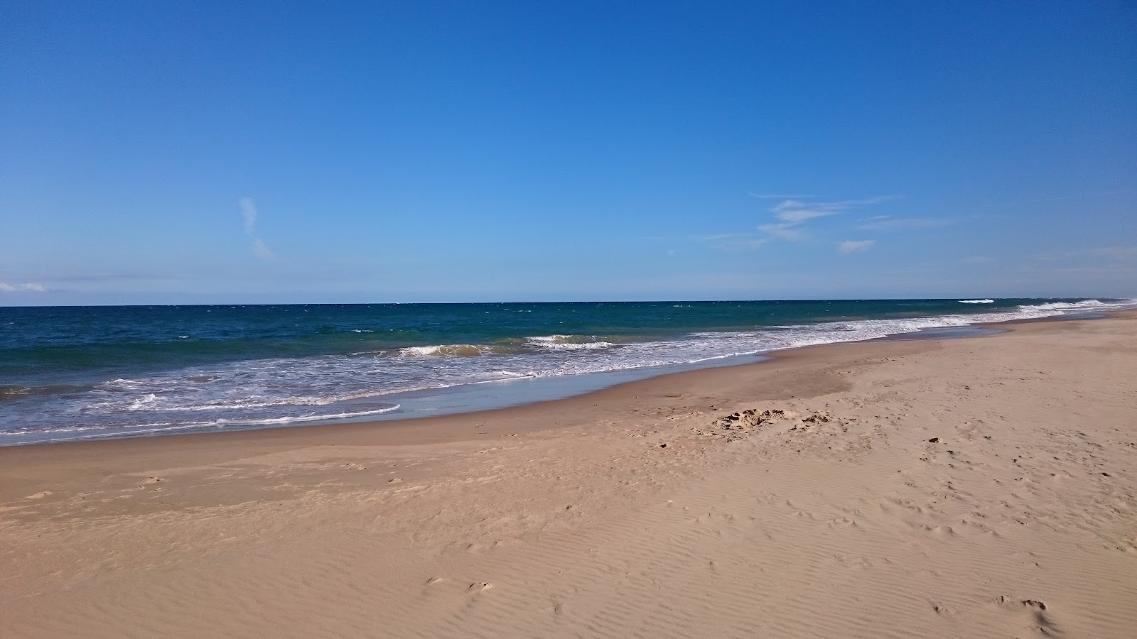Mcloughlins Beach的照片 带有长直海岸